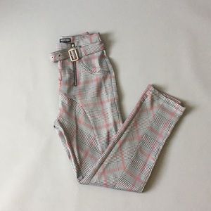 High waisted crop pants